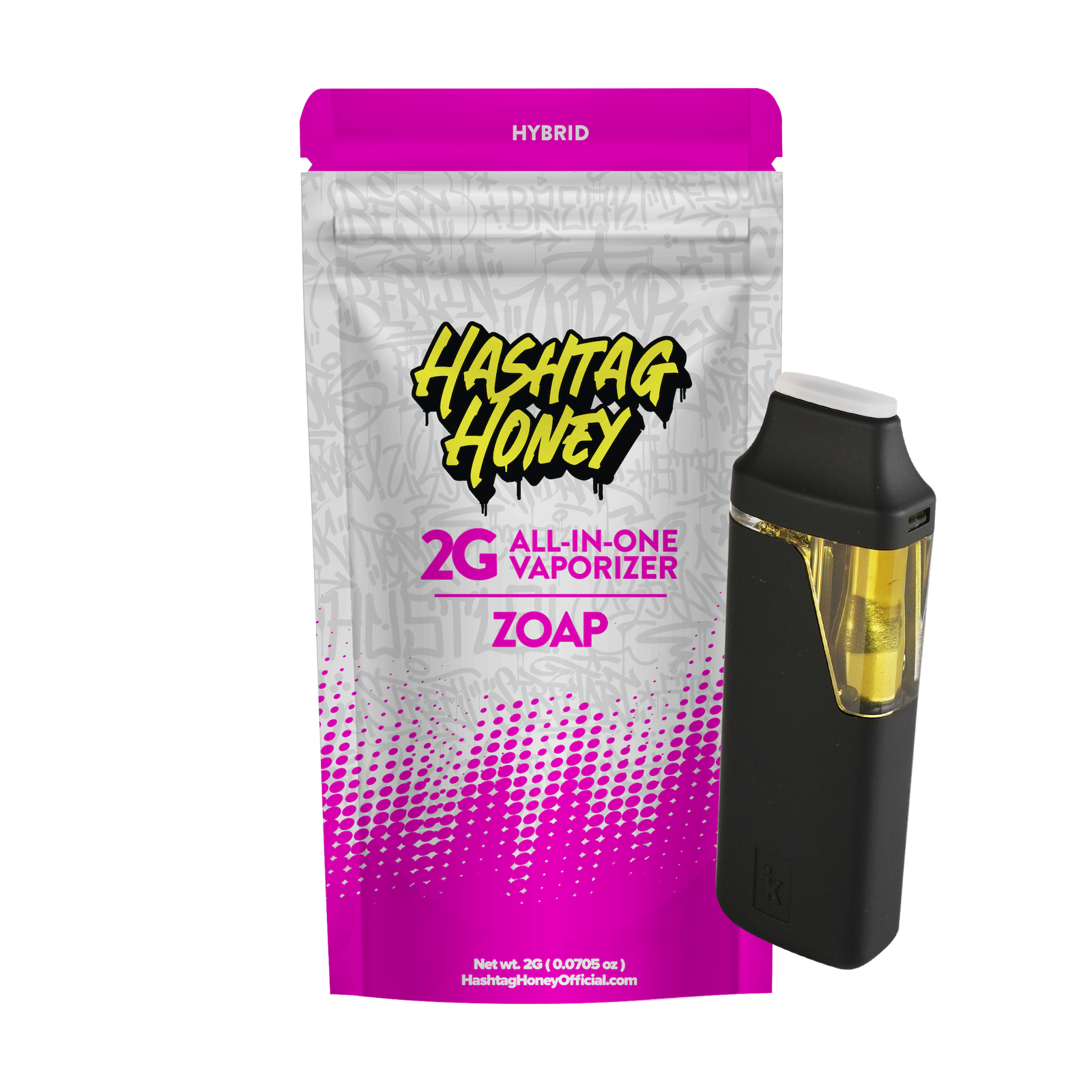 Hashtag Honey Disposable Zoap 2g AIO Hybrid Weed Pen Hashtag Honey Disposable Zoap 2g AIO Hybrid Weed Pen