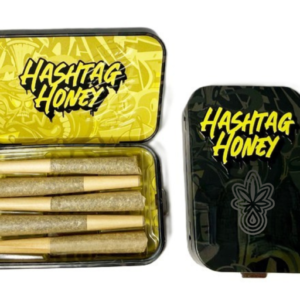 Hashtag Honey Durban Poison 0.5g Diamond Infused Pre-rolls 5pk