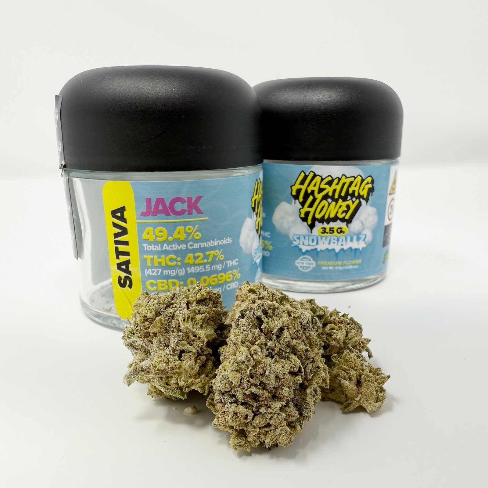 Hashtag Honey Jack Snowballz 3.5g Flower Hashtag Honey Jack Snowballz 3.5g Flower