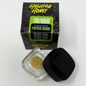 Hashtag Honey Papaya Bomb 1g Live Rosin Concentrate