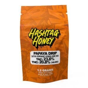 Hashtag Honey Papaya Drip Big Buds 1.2g Dime Bag